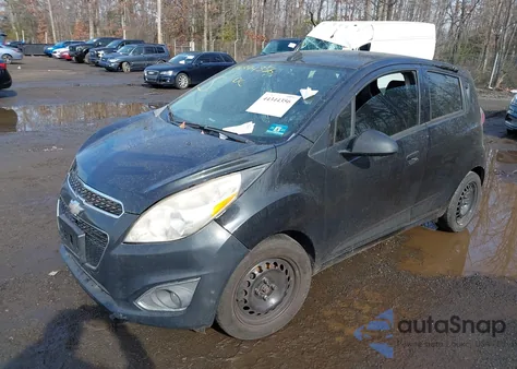 2014 Chevrolet Spark Ls Manual из США, поврежденный, VIN KL8CA6S90EC489944